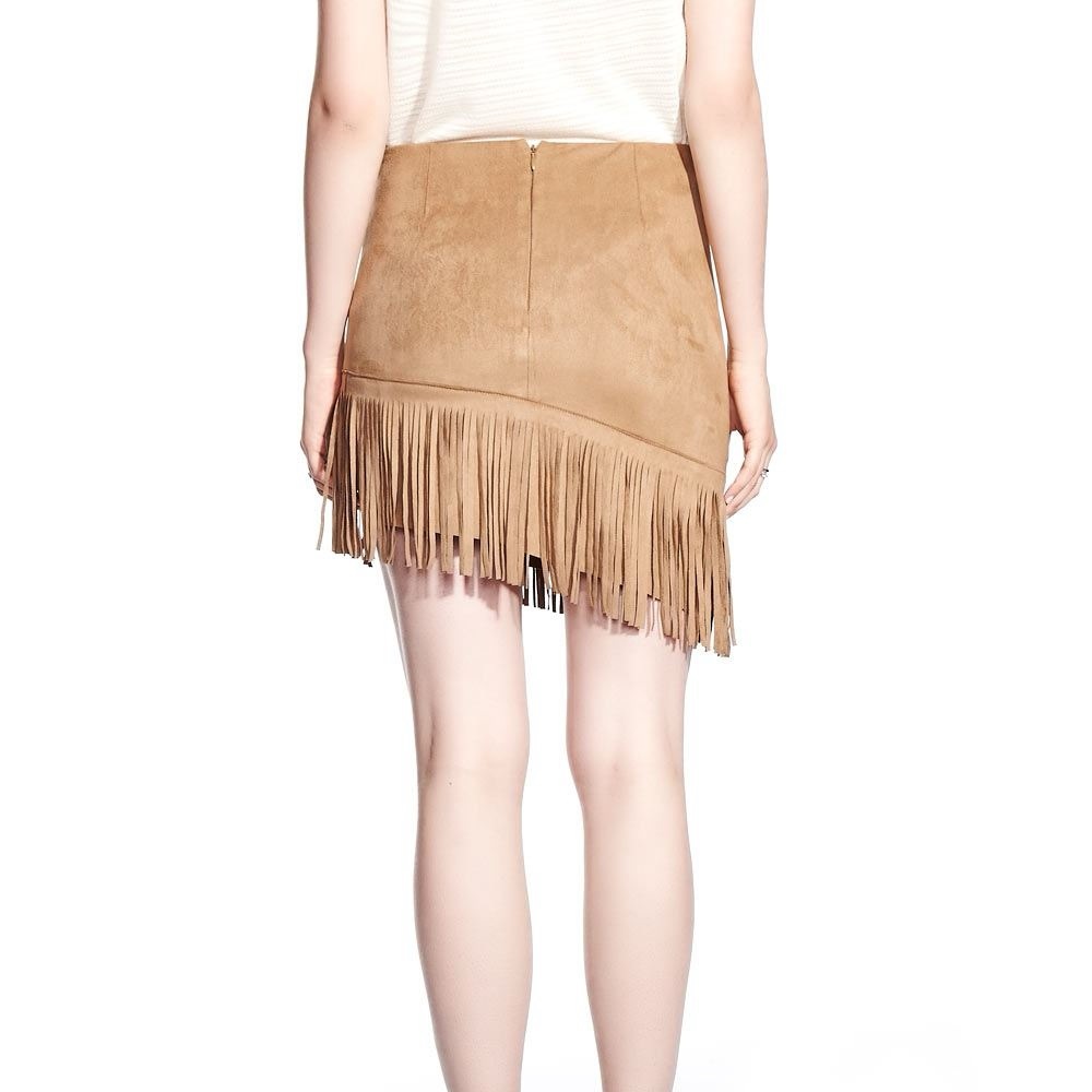 Suede Fringe Skirt Cowgirl Size 3